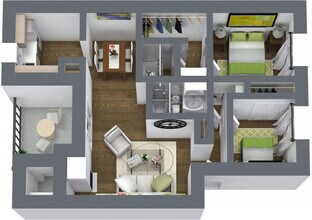 B2 Traditional 1106 floor plan